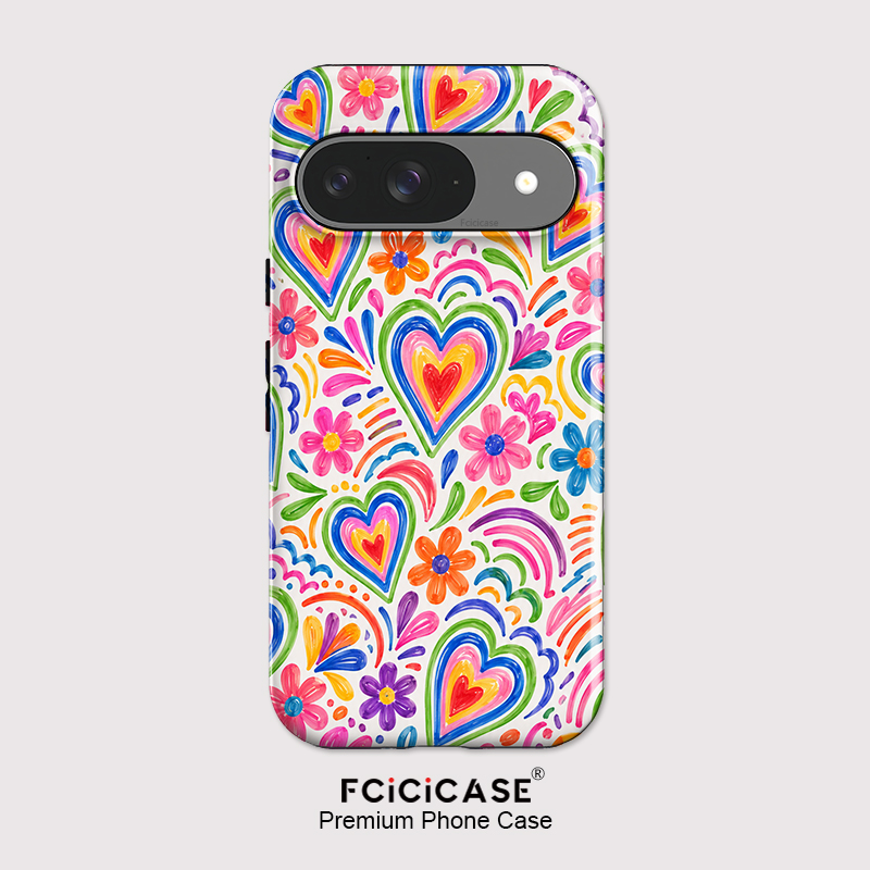 غطاء هاتف Fcicicase بتصميم قلب - مراجعة Matte Pc Case وسعره